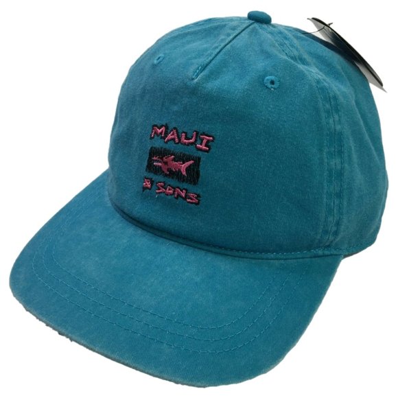 Maui and Sons Surf Snow Capri BLUE Dad Hat Cap - Picture 1 of 8